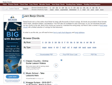Tablet Screenshot of banjochords.net